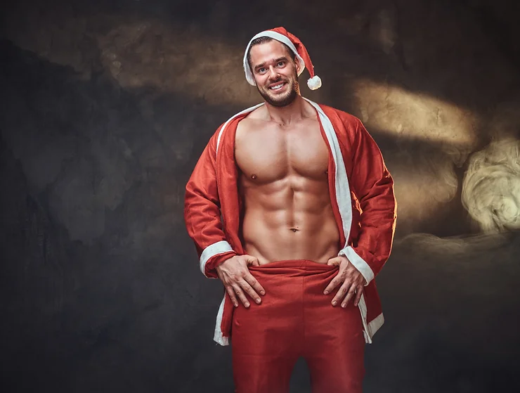 Ho Ho Ho, Spruce Up Your Christmas Party with a butler that’s in the buff!